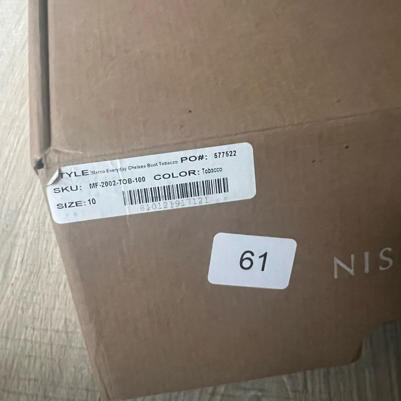 NEW Nisolo everyday Marco Chelsea Boot tobacco brown Mens size 10 - Picture 3 of 6